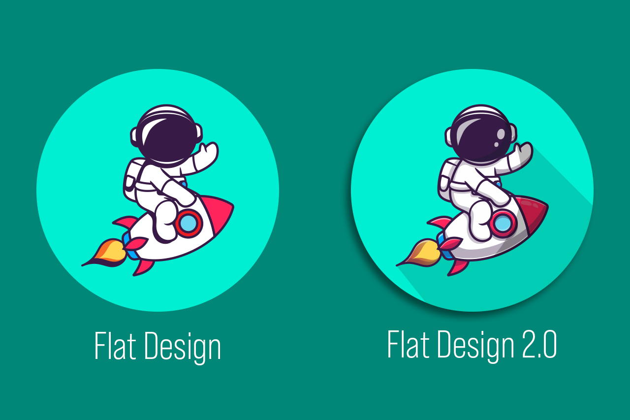 O que é o Flat Design 2.0 o design quase minimalista